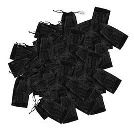 100X SPA Belleza Sauna Mujeres Ropa Interior Desechable Calzoncillos No Tejidos Shorts, Negro, tal como se describe