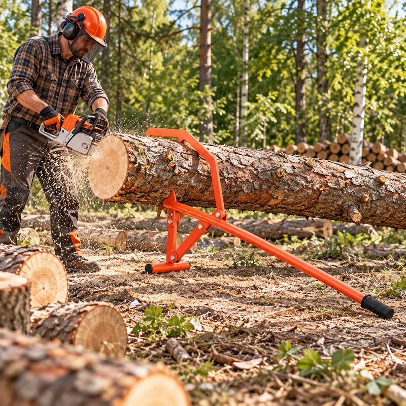 Timberjack Log Roller for Moving Logs – Adjustable Carbon Steel