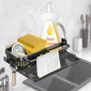 ZACHMEST Sink Organiser with Drain Pan - Kitchen Sponge Holder