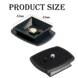 3pcs Tripod Quick Release Plate, Quick Release Plate, Camera Tripod Adapter, Camera Quick Release Plate, Tripod Adapter, for Camera Quick Release Plate Tripod Head Screw Adapter Mount