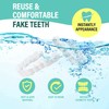 4 Pairs Upper Lower Teeth Veneer Tooth Covers Oral Whitening