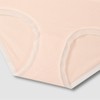 JAJU [JAJU] Women Modal Rib Hip Hugger Panties 3-Pack_Beige
