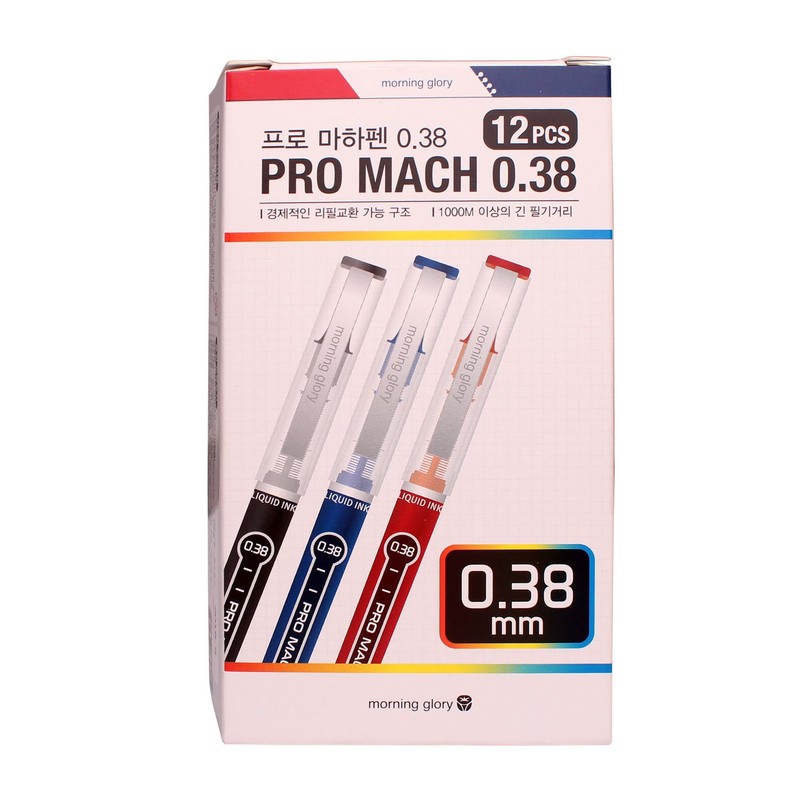 Morning Glory Pro Mach Roller Ball Pen - 0.38 mm-Fine