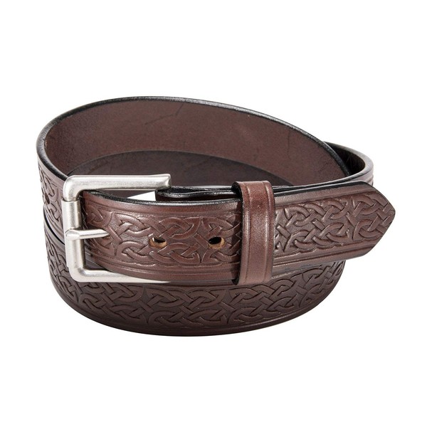 Daltech Force BULLBELT BULLHIDE CELTIC Pattern - 1.5" Width -