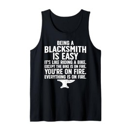 Blacksmith Art For Men Women Forging Tools Blacksmithing Tank Top
