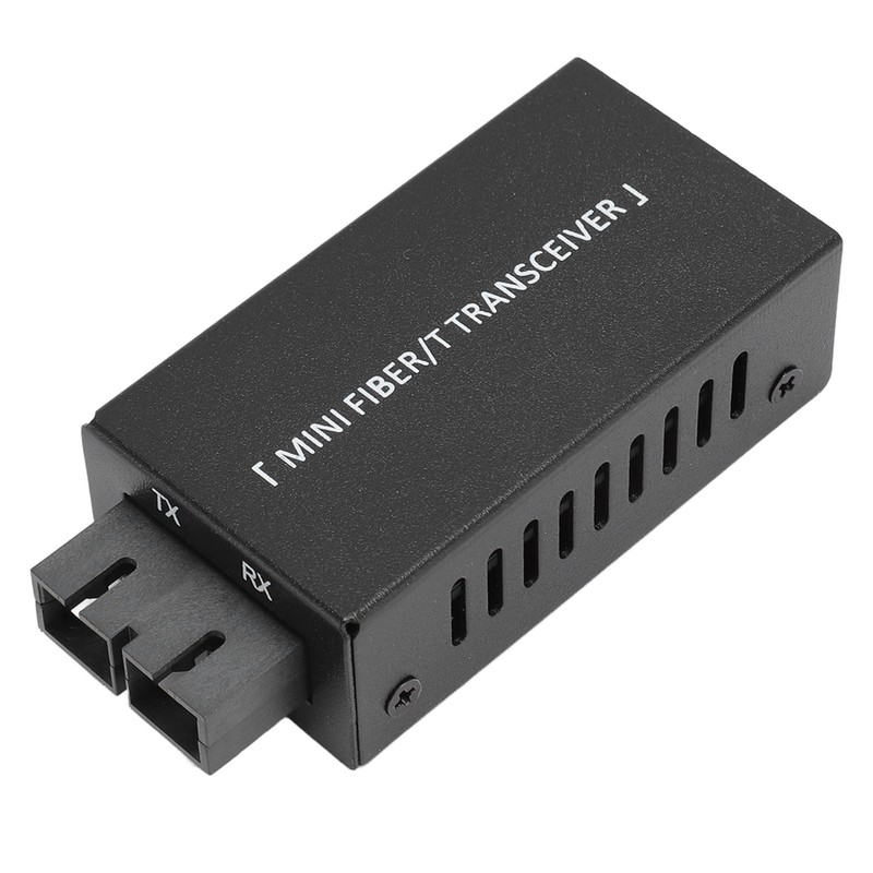 Fiber Optic Transceiver 2 Ports 10 100Mbps Self Adaptive Tx1310nm