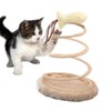 Andiker Interactive Cat Toy, Cat Plush Toy with Spiral Spring