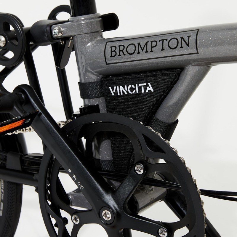 Vincita Boomerang Bag - Frame Bag for Brompton Bike -