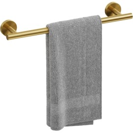 IOQ 18" Brushed Gold Towel Bar Towel Rack for Bathroom Wall-Mounted Stainless Steel