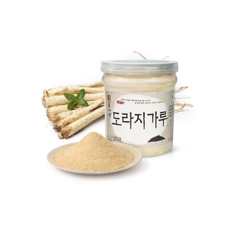 목 기관지에좋은차 국산 도라지가루 180g Korean Bellflower Powder 180g -