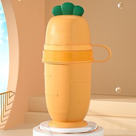 Kids Travel Urinal Bottle, Soft Funnel Kids Travel Potty Bottle Pee Training Portable Leak Proof for Trip for Toddlers for Boys (Yellow)
