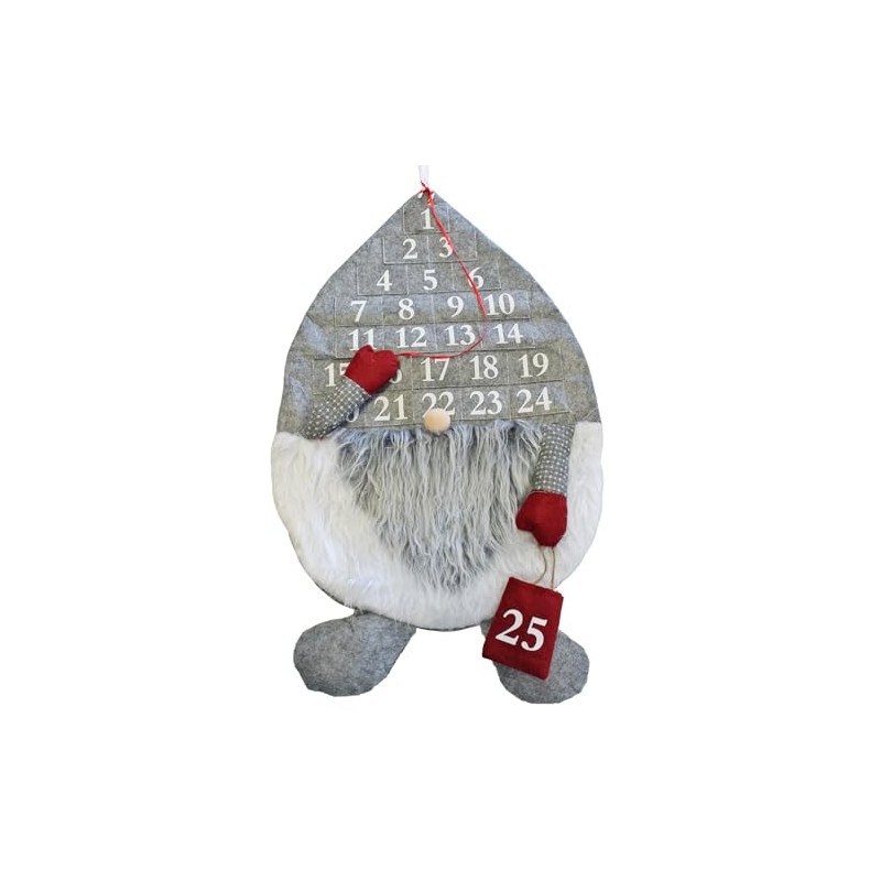 Christmas Advent Calendar Gonk Design 24 Fabric Pockets Add your