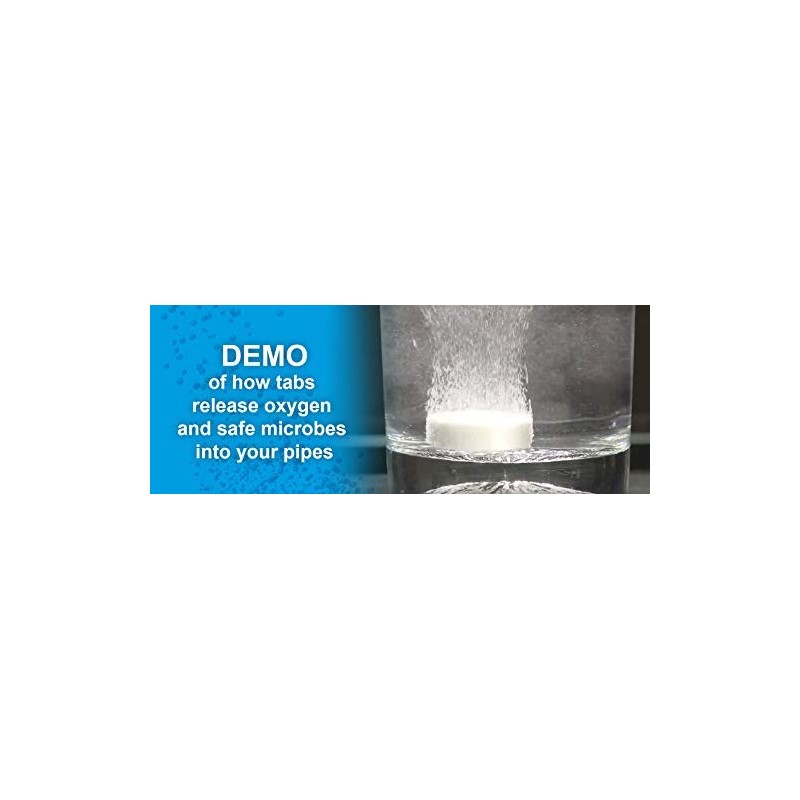 Drain & Pipe Oxy-Tabs for Garbage Disposals - Eliminates Garbage