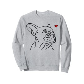 French Bulldog Love Frenchie Dog Mom Funny Girls Gift Sweatshirt
