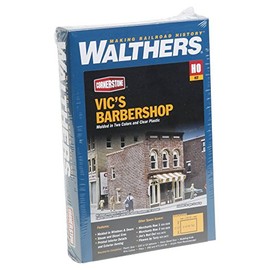 Walthers Cornerstone Vic's Barber Shop Kit