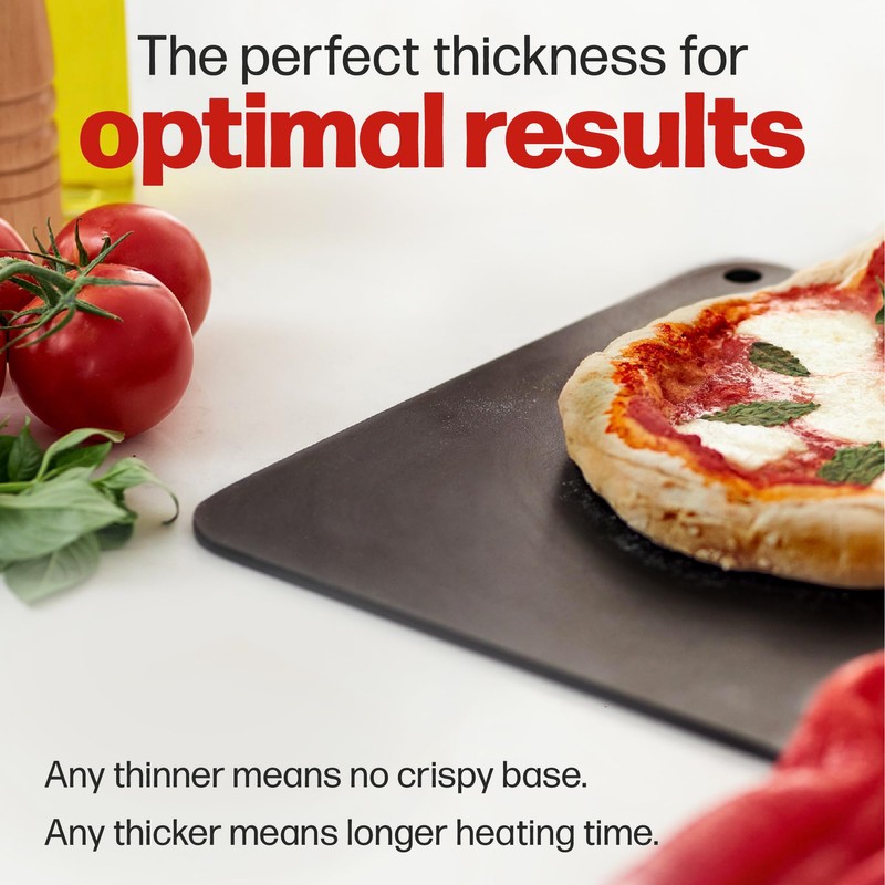 Pizza Steel PRO by Hans Grill | XL 1/4" Thick