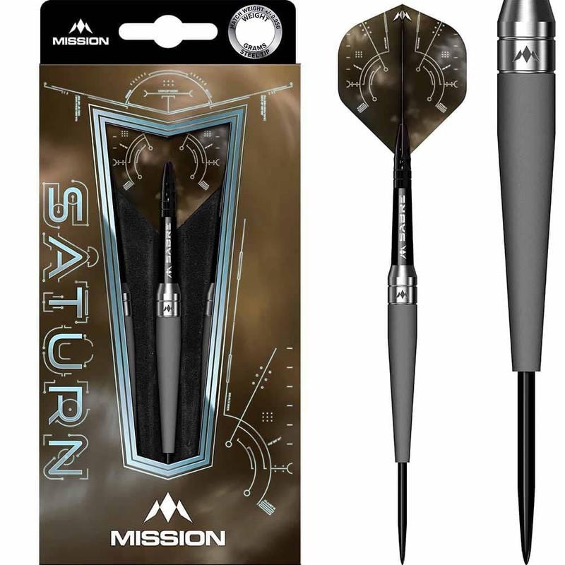 Mission Saturn | Steel Tip Darts Set | 90% Tungsten