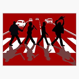 Abbey Road Bumper Sticker Window Vinyl Decal 5"