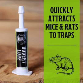 Grandpa Gus’s Food Grade Rodent Lure for Mouse & Rat Traps, Natural Bait Attractant, Non-Toxic & Safe, Compatible with Snap Traps & Glue Boards, Easy Syringe Application, 1.5 oz (Pack of 1)
