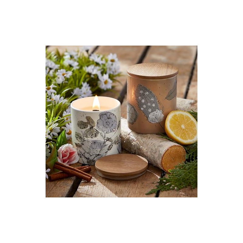 tag Floating On The Wind Soy Candle Brown