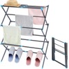 APEXCHASER Clothes Drying Rack, 3-Tier Laundry Drying Rack for Clothes,
