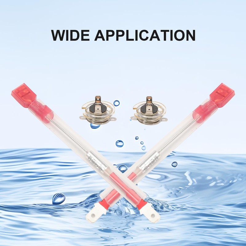 RV Water Heater Thermal Cutoff Assembly Thermostat Kit (with Water