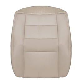 GXARTS Driver Side Bottom Replacement Seat Cover and Foam Cushion Compatible with Ford F250 F350 F450 F550 2002 2003 2004 2005 2006 2007 Tan