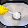 TOPBATHY Toilet Brush Head Replacement with Stiff Bristles Toilet Brush