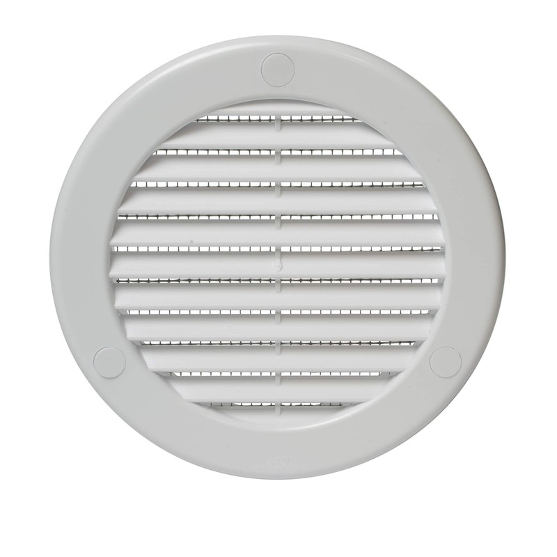 Vent Systems 4" Inch (Opening Dimensions) White Soffit Vent Cover