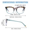 Glarollirace 3 Pack Womens Square Reading Glasses, Designer Style Computer