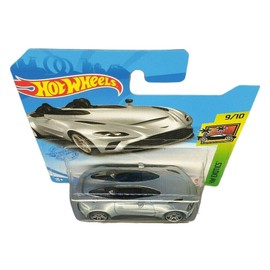Hot Wheels - Aston Martin V12 Speedster - HW Exotics 9/10 - GRX58 - Short Card - Metallic Silver - Mattel 2021