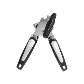 Generic Can Opener Multifunctional Manual Side Cut Can Opener Effortless Beer Bottle Opening Tool Professional Household Kitchen Useful Gadget, Large, Black