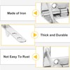 sourcing map 2Pcs Box Quadrant Hinge, 30.5x40mm Box Hinge Cases