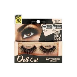 CATTITUDE 3D LASHES Fallon Doll Cat, Lightweight & Reusable, Cruelty-Free