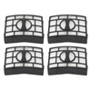 4PCS Vacuum Cleaner Strainer Filter Element Kit for Shark ZU560