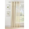 Maple Textiles Eyelet Ring Top Heading Voile Curtain Panels Soft
