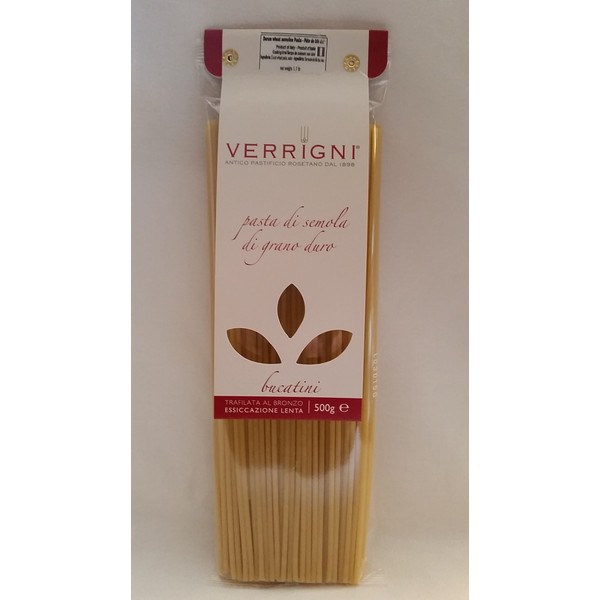 Bucatini Pasta Verrigni-4 (Four) 500gr Bags