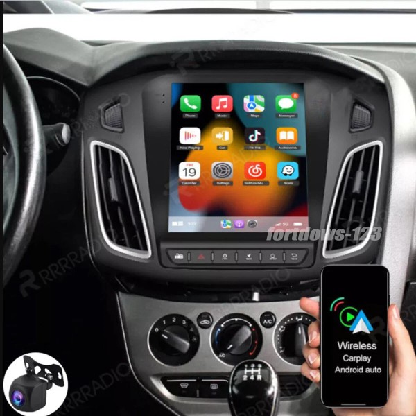 Fortdows Car Apple Carplay Radio For Ford Focus 2012-2018 Android