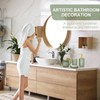 Towoaafu Green Bathroom Accessories Set - 5 PCS Glass Bathroom
