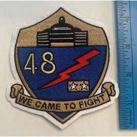 48th Tank Battalion DUI Crest 4 1/2” Patch New