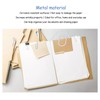 100pcs Rose Shape Paper Clips Increased Slip Resistance Lightweight Metallic