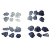 6pc Set Raw Celestite Celestine Small Rough Naturally Semi-Faceted &