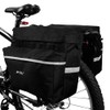 BV Bike Panniers 26L With Adjustable Hooks, Commuter Panniers For Bicycles With Carrying Handle, Bag With 3M Reflective Trim For More Visibility, Fit Most Rack (Panniers - Black Standard)