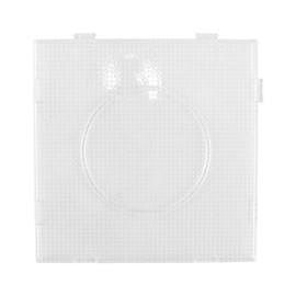 Gorise 2.6mm Ironing Beads Transparent Plastic Pegboard Template DIY Craft Puzzle Accessories for Creative Projects