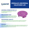 Underhill Sprinkler Valve Round Box Lid, VersaLid 10 Inch Universal,