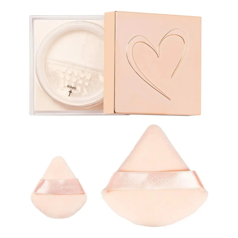 Set Polvo Traslucido + Esponjas Bye Filter Beauty Creations®