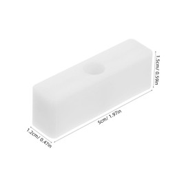 Housoutil 10pcs Childproof Window Locks Window Stoppers for Sliding Doors Easy Install Sash Lock Security Bars for Boy Girl Safety Protects against Falls