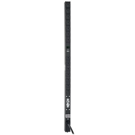 Tripp Lite Metered PDU, 15A, 14 Outlets (5-15R), 120V, 5-15P, 15 ft. Cord, 0U Vertical Rack-Mount Power (PDUMV15-36) Black