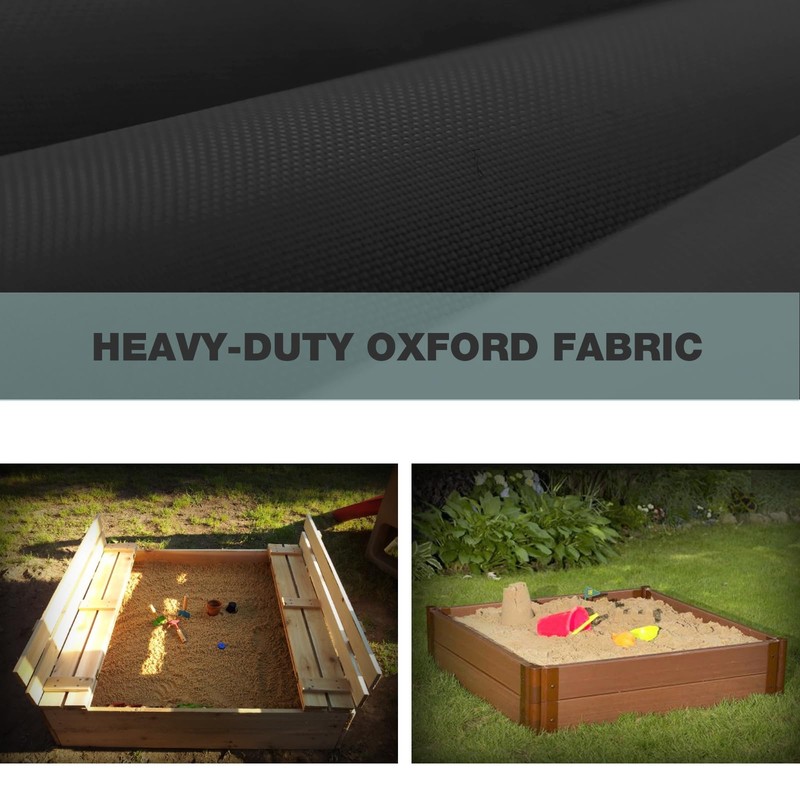 Hoypeyfiy Sandbox Cover - Large Kids Sandbox Protective Cover with