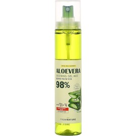 FROMNATURE Aloe Vera 98% "Moisture Soothing Gel Mist" - 4 fl oz. (120 ml) Parebens libre/benzofenona/libre de aceite animal/libre de aceite mineral